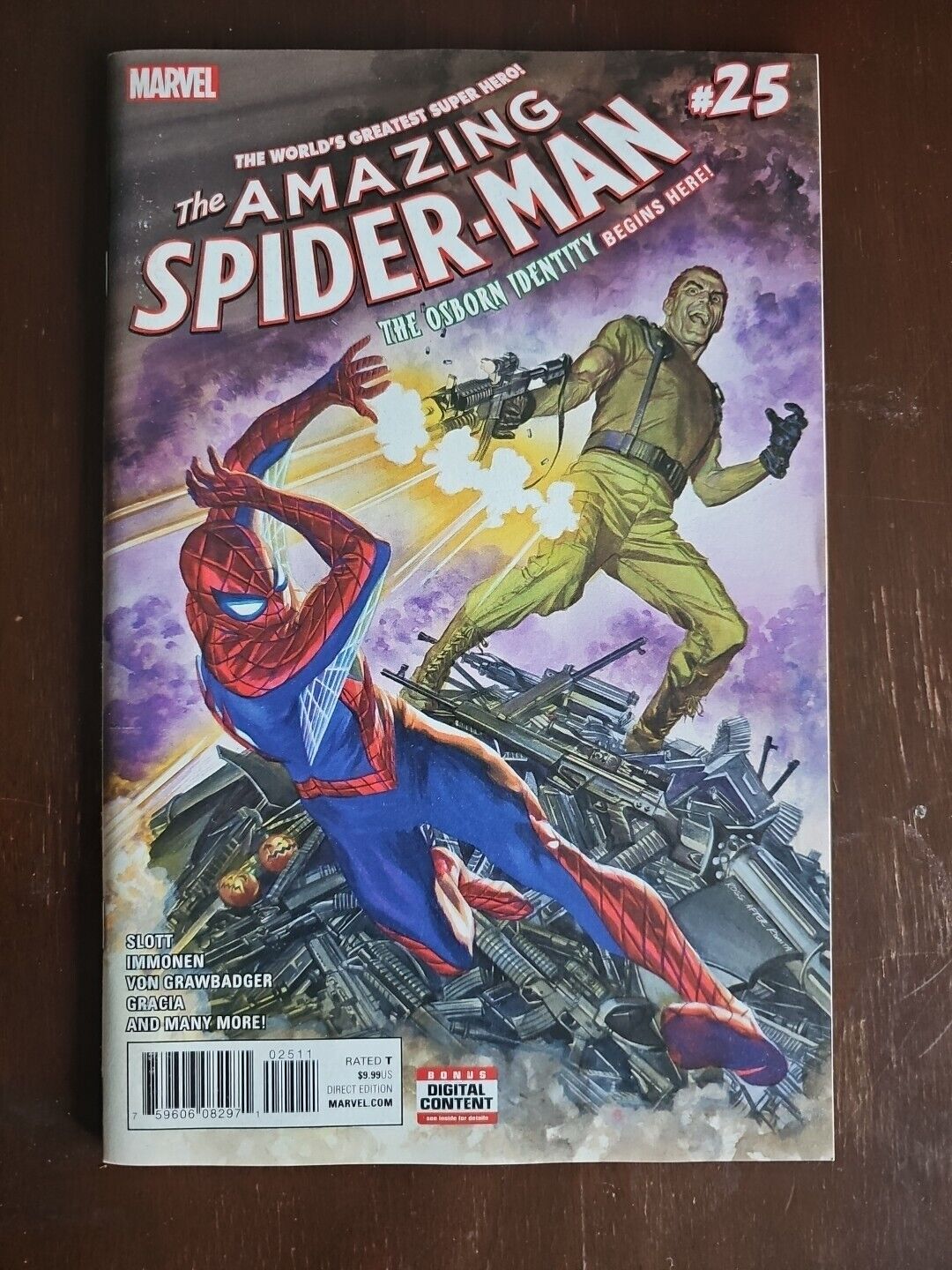 Amazing Spider-Man #25 KEY! "Osborn Identity", New Superior Octopus Suit PC3