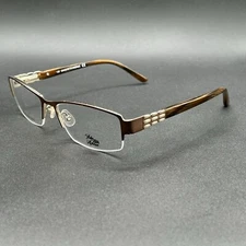 Saks Fifth Avenue SAKS 288 0RF4 Eyeglasses Frame Brown Gold 53-17-135 Display