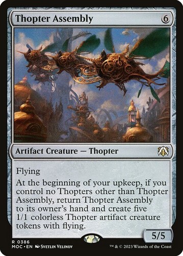 mtg thopter commander deck  Masters Tokens (TCMM) #47  Scryfall Magic: The Gathering Search Thopter Fabricator from Aetherdrift Spoiler