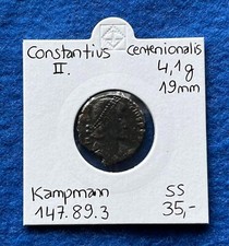 Constantius II. Augustus Centenionalis Reitersturz 4,1 g 19 mm sehr sch&ouml;n