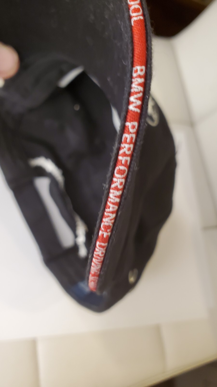 BMW Performance Driving Hat Black Strapback Cap V… - image 3