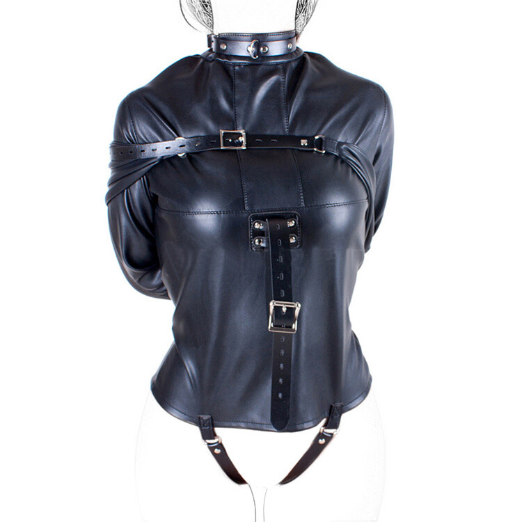 Bondage Asylum Straitjacket Straight Jacket Body Harness Armbinder