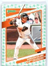 Donovan Solano 2021 Donruss #68 San Francisco Giants