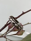 Vintage Sterling 925 Solid Silver Ball Bead Band 5.5sz Ring 4.2mm