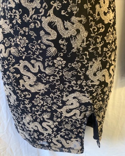 Topshop Motel Dragon Tattoo Mesh Size Small Bodycon L/S Summer Mini Dress Y2K - Picture 7 of 17