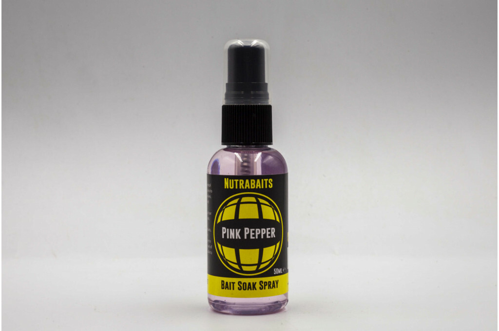 Nutrabaits Pink Pepper Bait Spray 50ml - Carp Coarse Fishing Bait -Free Delivery