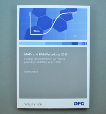 MAK- und BAT-Werte-Liste 2017 Mitteilung 53 - DFG - Wiley-VCH