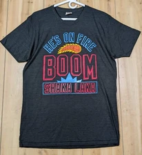 Homage NBA Jam T Shirt Size M Boom Shaka Laka He's On Fire Made In USA