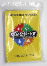 Emergency Rescue Thermal Mylar Blanket 84 x 52 New! Free Shipping! 10-250 Units