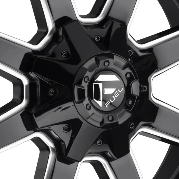 20 FUEL MAVERICK GLOSS BLACK MILLED WHEELS RIMS TUNDRA RAM SEQUOIA D61020007047 Foto 2 de 4