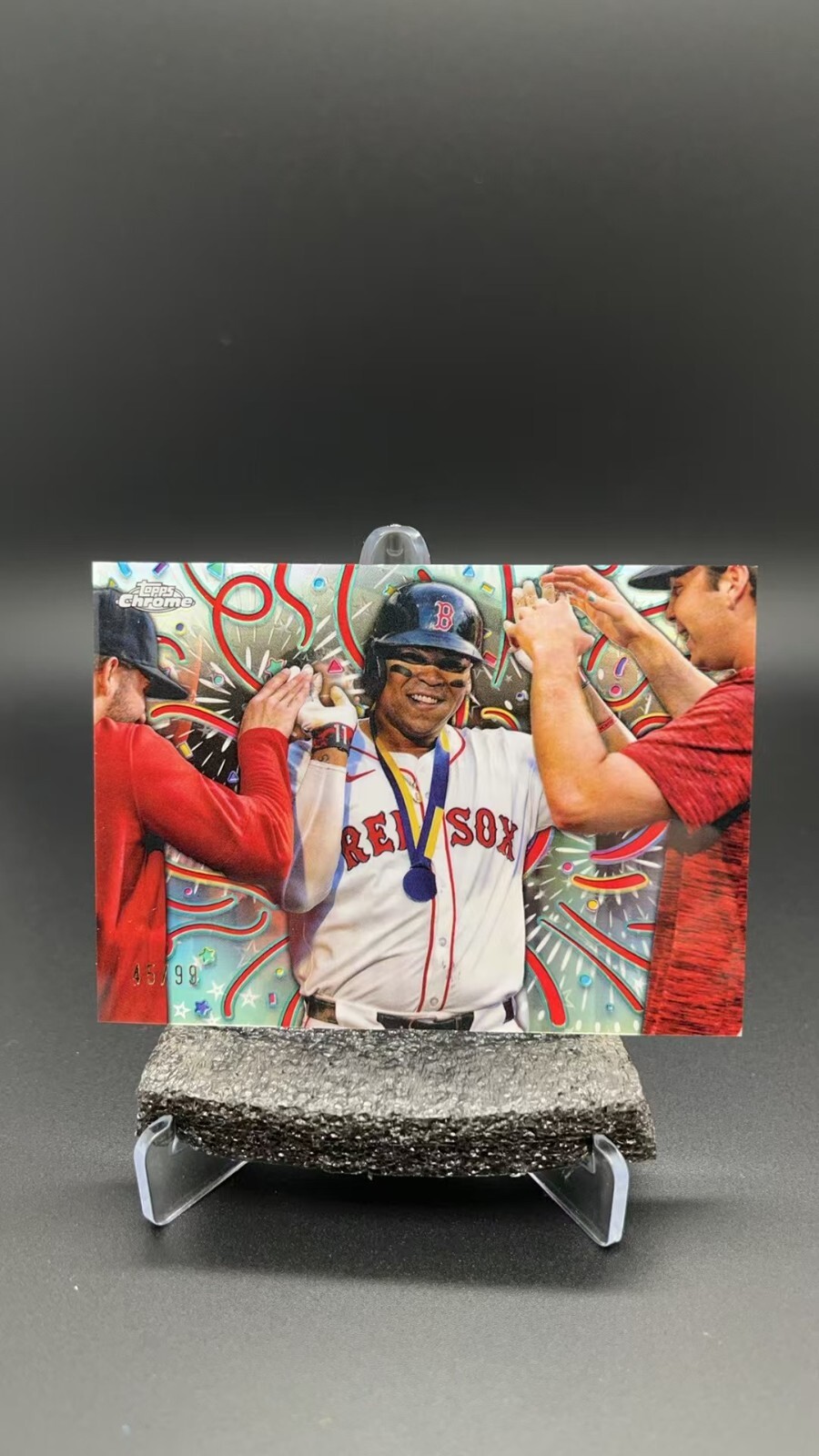2024 Topps Chrome Update Rafael Devers Celebracion /99 SSP #1569LC