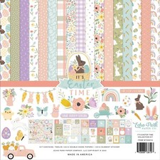 Echo Park It's Easter Time - 12x12 Collection Kit Scrapbook Chocolate Bunny Peep