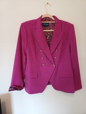 Katie Pullinger (qvc) Magenta Jacket 18
