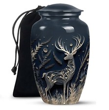 Deer Large Urns For Human Ashes Adult Male Burial Urn For Human Ashes
