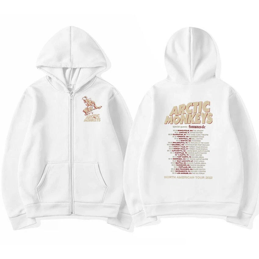 Arctic Monkeys Zipper Zip-Up Hoodie Men Women Fashion Pullover Sweatshirts
