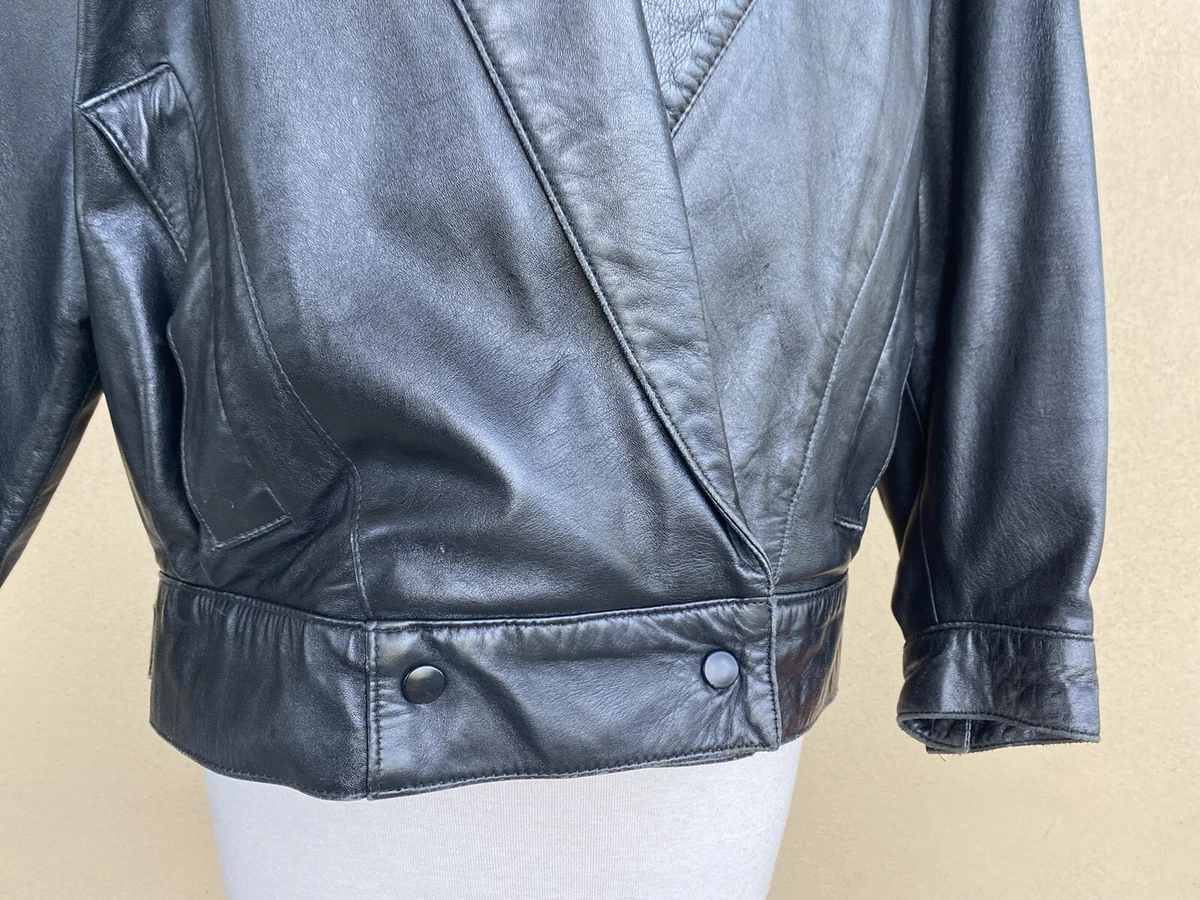 Vakko leather best sale jacket