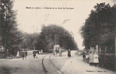 41 postcard MONT - THE ENTRANCE TO THE FOREST OF BOULOGNE