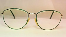 Vintage Green Liz Claiborne Designer Eyeglasses 55 19 140