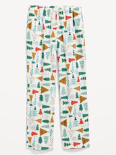 NWT Old Navy Women  s Large O Christmas Tree 100 Cotton Flannel Pajama Pant