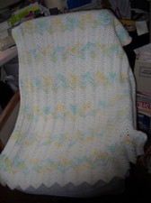 Beautiful Soft Hand Crocheted Baby Blanket Mom's