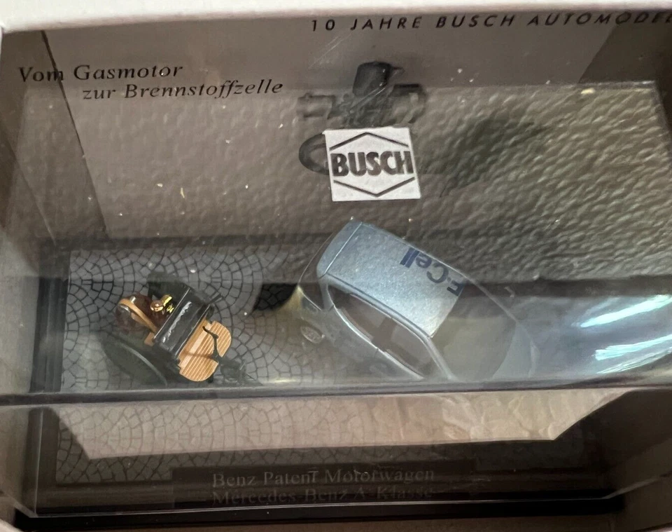 Set Di Anniversario Busch Benz Patent Motorwagen MB Classe A 49935 H0 - Immagine 2 di 3