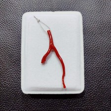 Italian Red Coral Branch Loose Gemstone 100 Natural Deep Sea Coral Branch-Beads