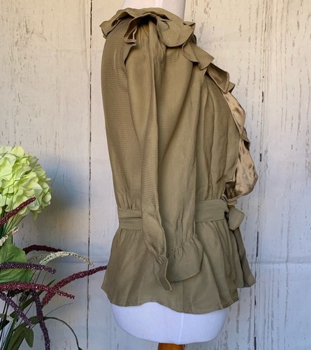 Blusa con volantes Twelfth Street de Cynthia Vincent XS - Imagen 8 de 8