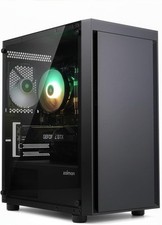 Micro-ATX Case with Dual 120mm Fans, Tempered Glass Side Panel  USB 3.0.