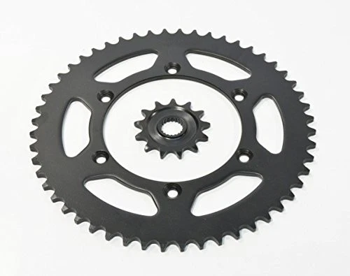 Piñones para Yamaha WR250F 2001-2013 delanteros y traseros negros 13/52 Foto 3 de 3