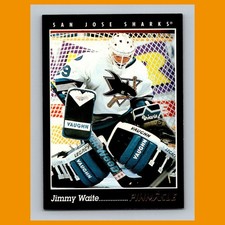 Jimmy Waite #371 1993-94 Pinnacle San Jose Sharks Hockey Card NHL