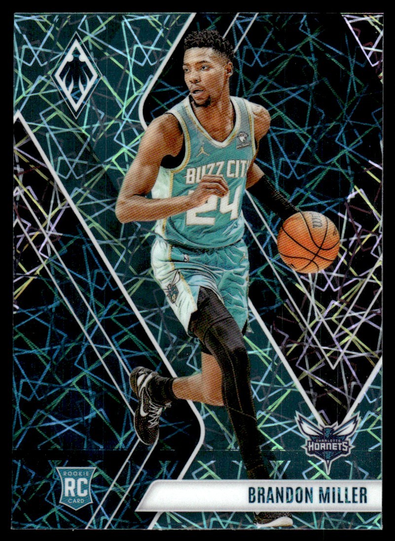 2023-24 Panini Phoenix Teal Lazer Brandon Miller Rookie Charlotte Hornets #273