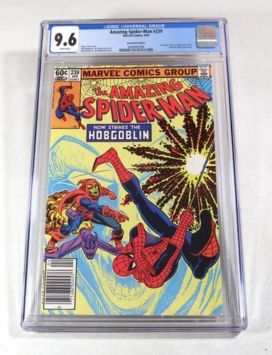 SPIDER-MAN #239  ~~  CGC 9.6  ~~  1st clash with Hobgoblin!   ~~ from 1983!   😁