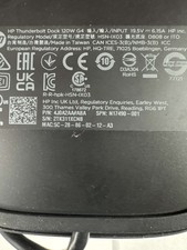 HP Thunderbolt Dock G4 120W HSN-IX03 4J0A2AA USB-C Docking Station No AC