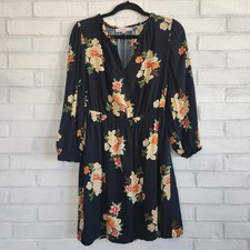 Boho (Ann Taylor) Loft Knee Length Midi Dress Casual Wedding Cookout Beach Small