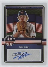 2023 Panini USA Baseball Stars & Stripes Holo /100 Zane Burns #15U-ZB Auto 0eq8