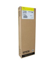 GENUINE EPSON YELLOW 600ML INK CARTRIDGE T7254 SC6Y60 SC-F2000/F216 NEW SEALED