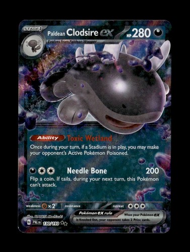 Paldean Clodsire ex 130/193 SV02: Paldea Evolved Double Rare Holo Pokemon TCG NM
