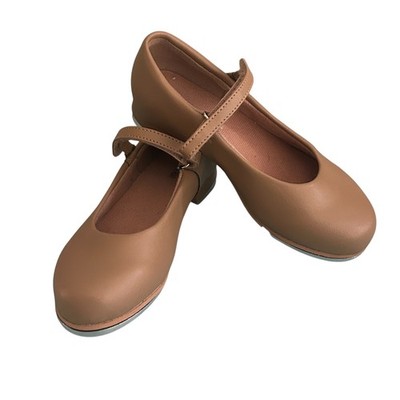 Leo Child Rhythm Tan Tap Shoe Size 10.5 Mary Jane Tap Shoe Dance Class