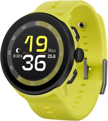 Suunto Run GPS Sports Watch with AMOLED Touchscreen, Heart Rate Tracker - Lime