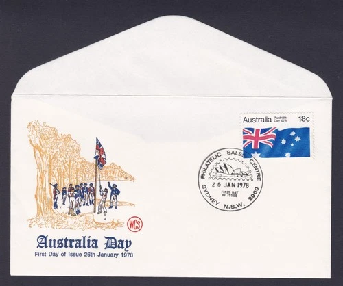 1978 AUSTRALIA DAY DECIMAL STAMP WESLEY FIRST DAY COVER #4