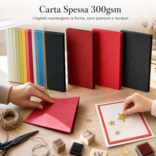 Carta Perlata A4 300g per Lavoretti e Biglietti Fai da Te, per artigianato