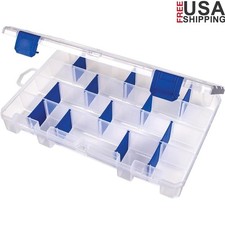 Smart Fishing Tackle Box W/ Dividers Anti-Corrosion Compartment System New