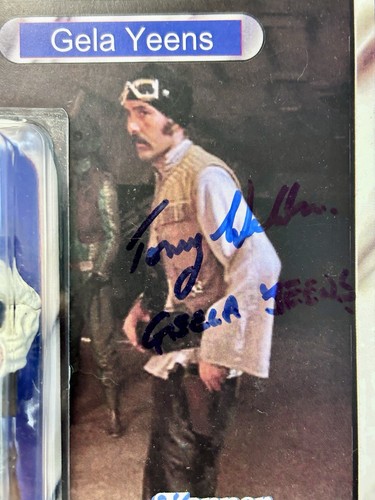 TOMMY WELDIN Signed Gela Yeens Autograph Custom Star Wars Figure ANH - Picture 2 of 9