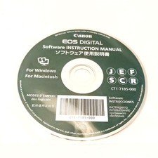 Canon EOS Digital Software Instruction Manual CD-ROM Windows Mac CT1-7185-000