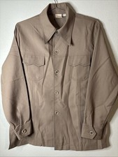 Vintage 70s Sears Kings Road Top Men L Leisure Suit Butterfly Collar True