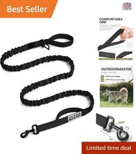 Dog Leash Heavy Duty Bungee Flexible Shock Absorption 6 Ft Training