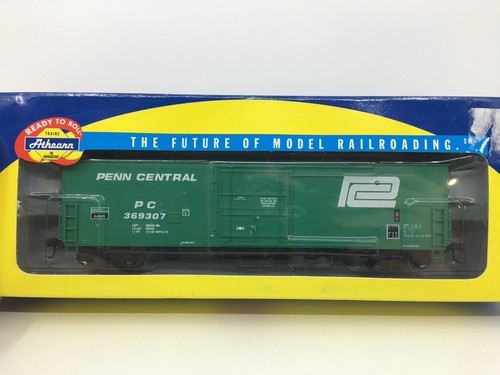 HO Athearn RTR 91324 Penn Central 50’ Superior PD Plug Door Boxcar PC #369307 | Zustand: Used