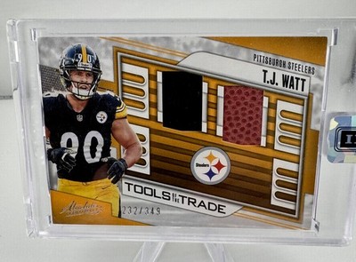 2023 Panini Absolute - Tools of the Trade T.J. Watt #/349 Dual Patch