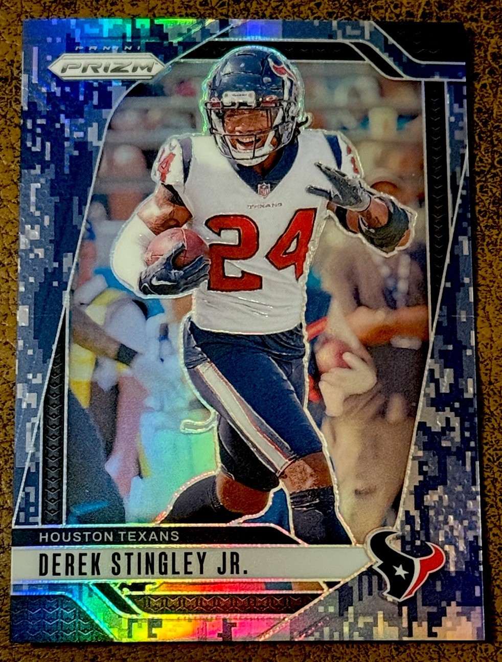 Derek Stingley Jr 2024 Panini Prizm #119 Navy Camo /25