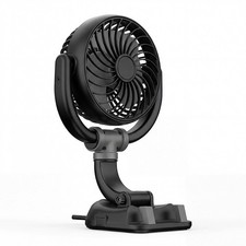USB Powered 3 Speed Car Fan for Cars SUVs Vans Trucks RVs 1.3 Meter Cable